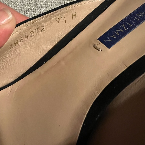 Stuart Weitzman Lulah Kitten Heel Mules Size 9 - Picture 9 of 13